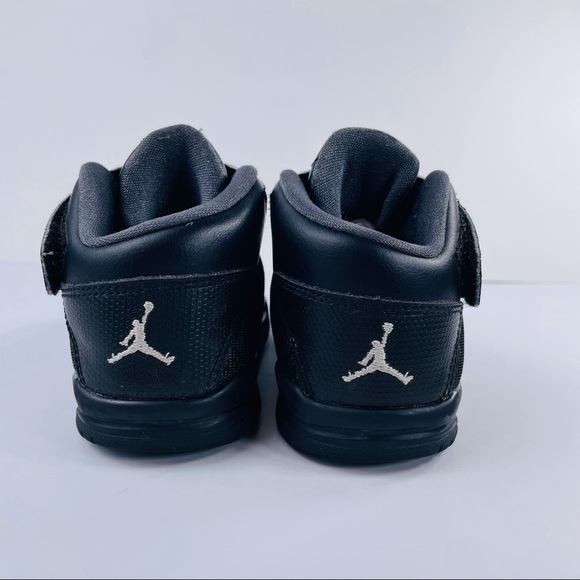 Nike Air Jordan Flight Club Black Basketball Shoes 602663-010 Toddler’s Size 7C - Picture 5 of 10
